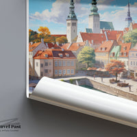 Tallinn Poster - Estonia Wall Art