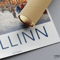 Tallinn Poster - Estonia Wall Art