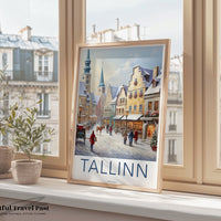 Tallinn Poster - Estonia Wall Art