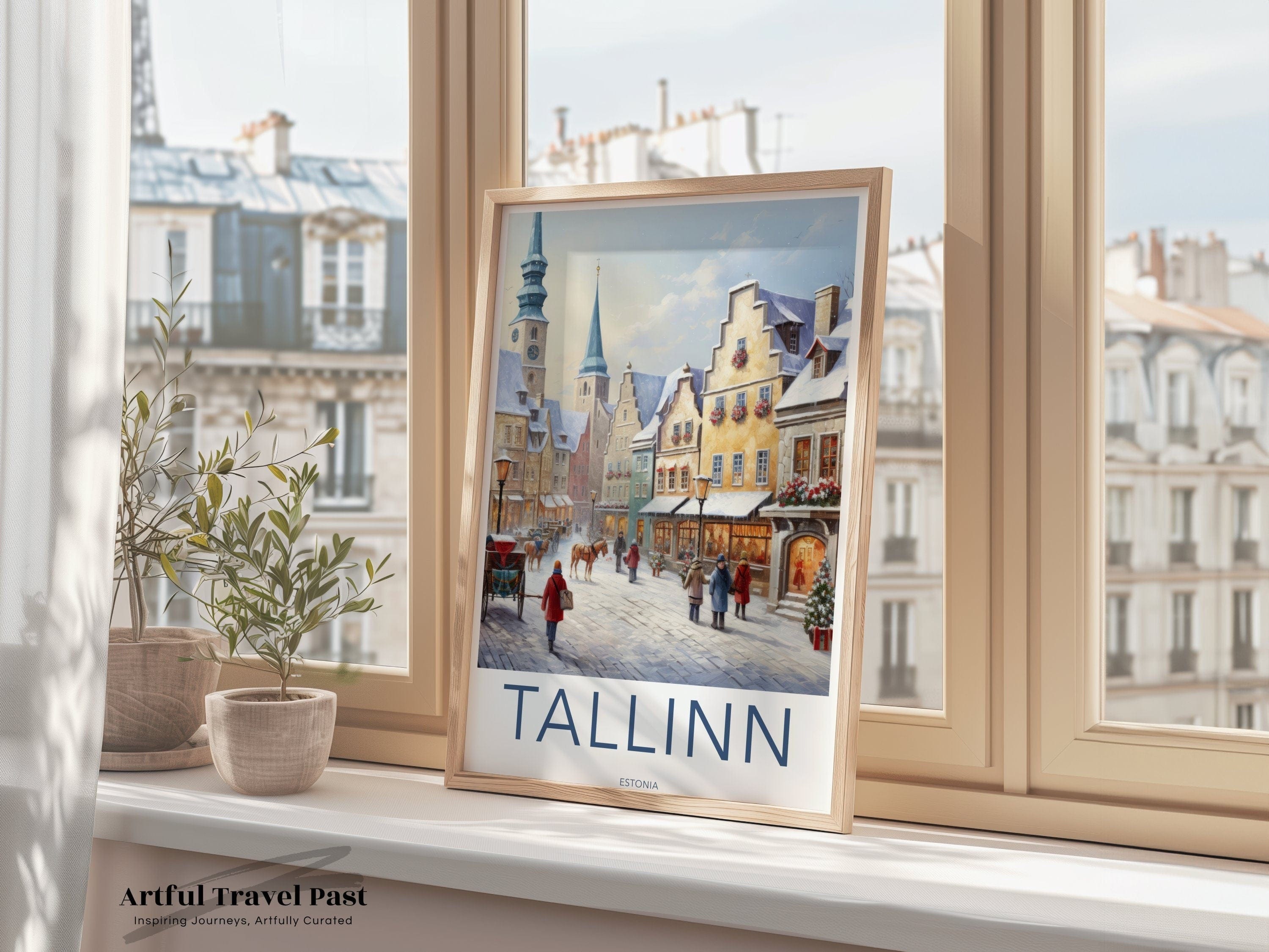 Tallinn Poster - Estonia Wall Art