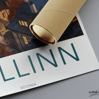 Tallinn Poster - Estonia Wall Art