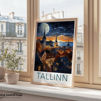 Tallinn Poster - Estonia Wall Art