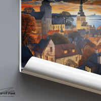 Tallinn Poster - Estonia Wall Art