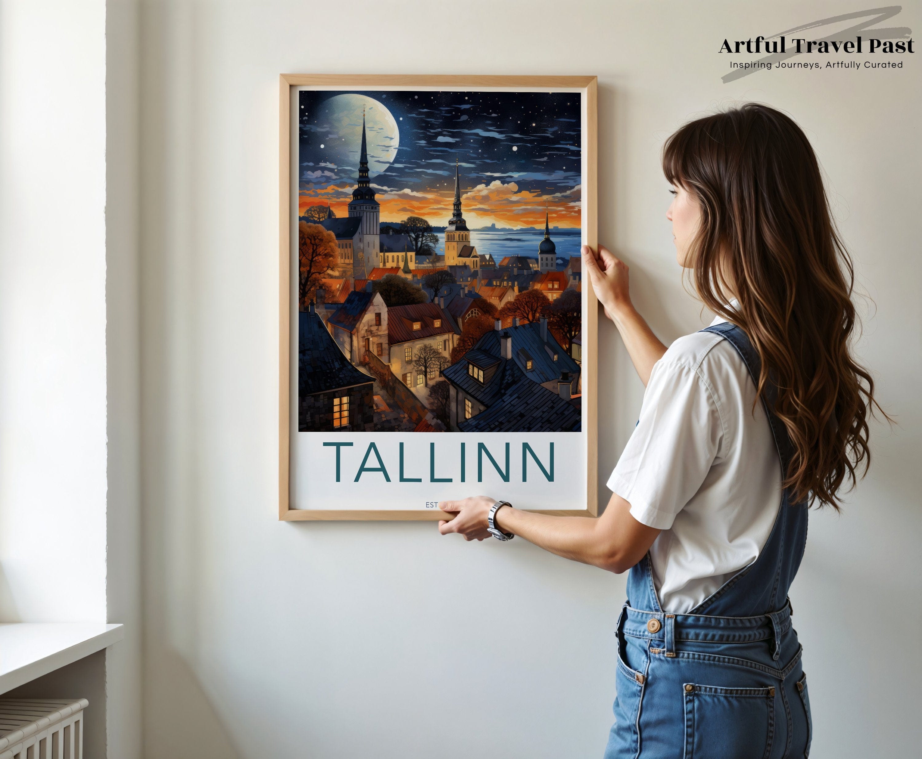 Tallinn Poster - Estonia Wall Art
