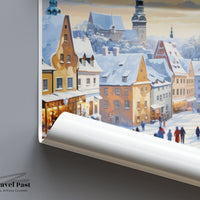 Tallinn Poster - Estonia Wall Art