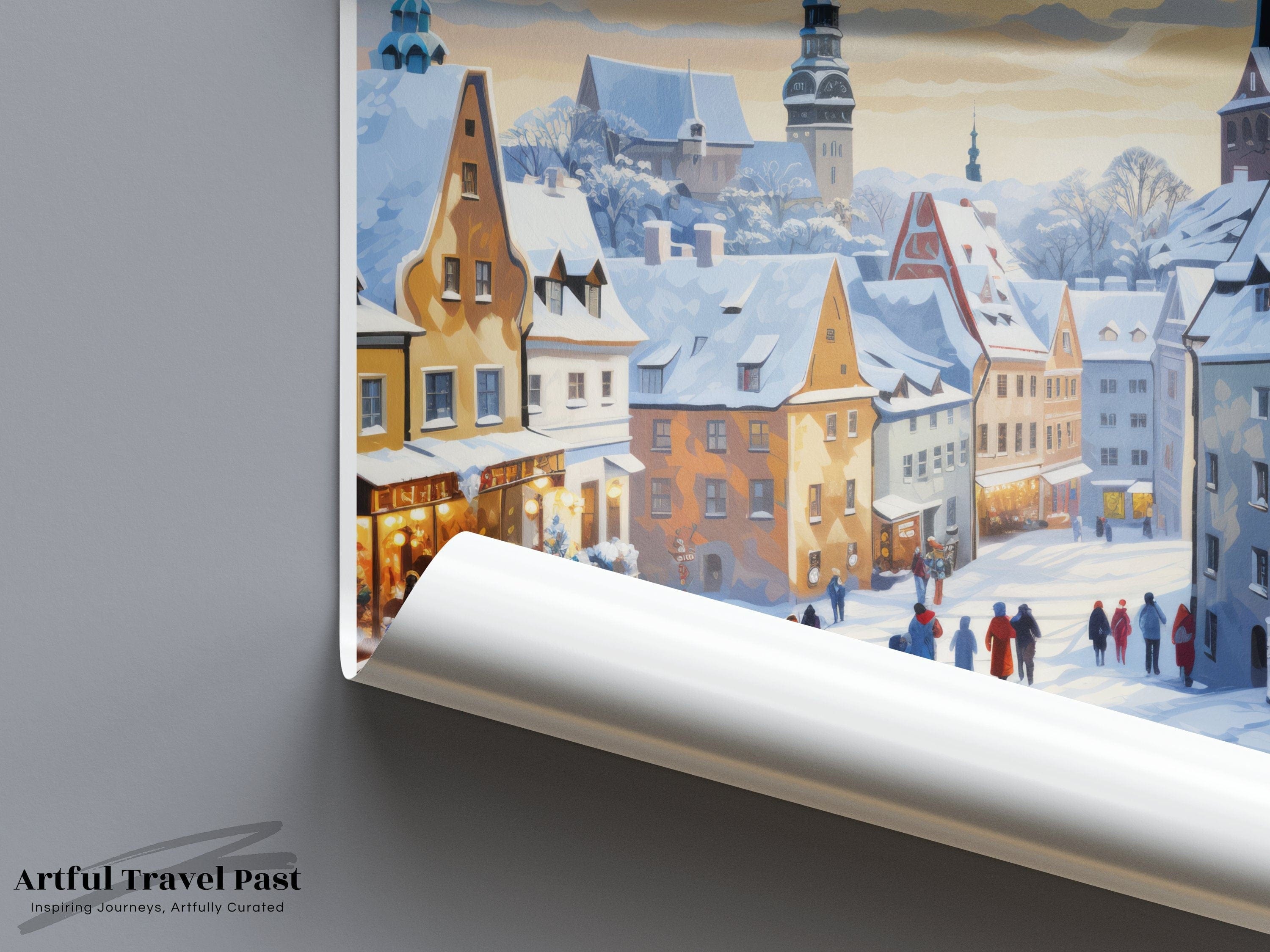 Tallinn Poster - Estonia Wall Art