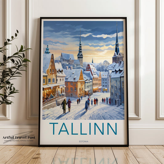 Tallinn Poster - Estonia Wall Art