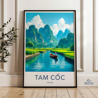 Tam Cốc Poster - Vietnam Wall Art