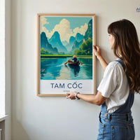 Tam Cốc Poster - Vietnam Wall Art