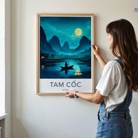 Tam Coc Poster - Vietnam Wall Art