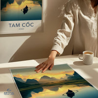 Tam Coc Poster - Vietnam Wall Art