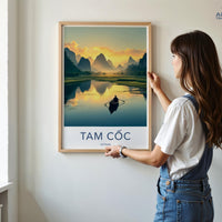 Tam Coc Poster - Vietnam Wall Art