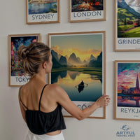 Tam Coc Poster - Vietnam Wall Art