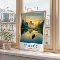 Tam Coc Poster - Vietnam Wall Art