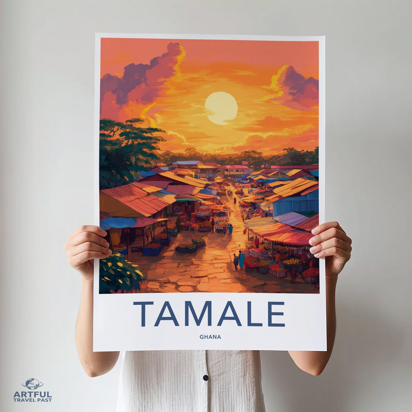 Tamale Poster - Ghana Wall Art