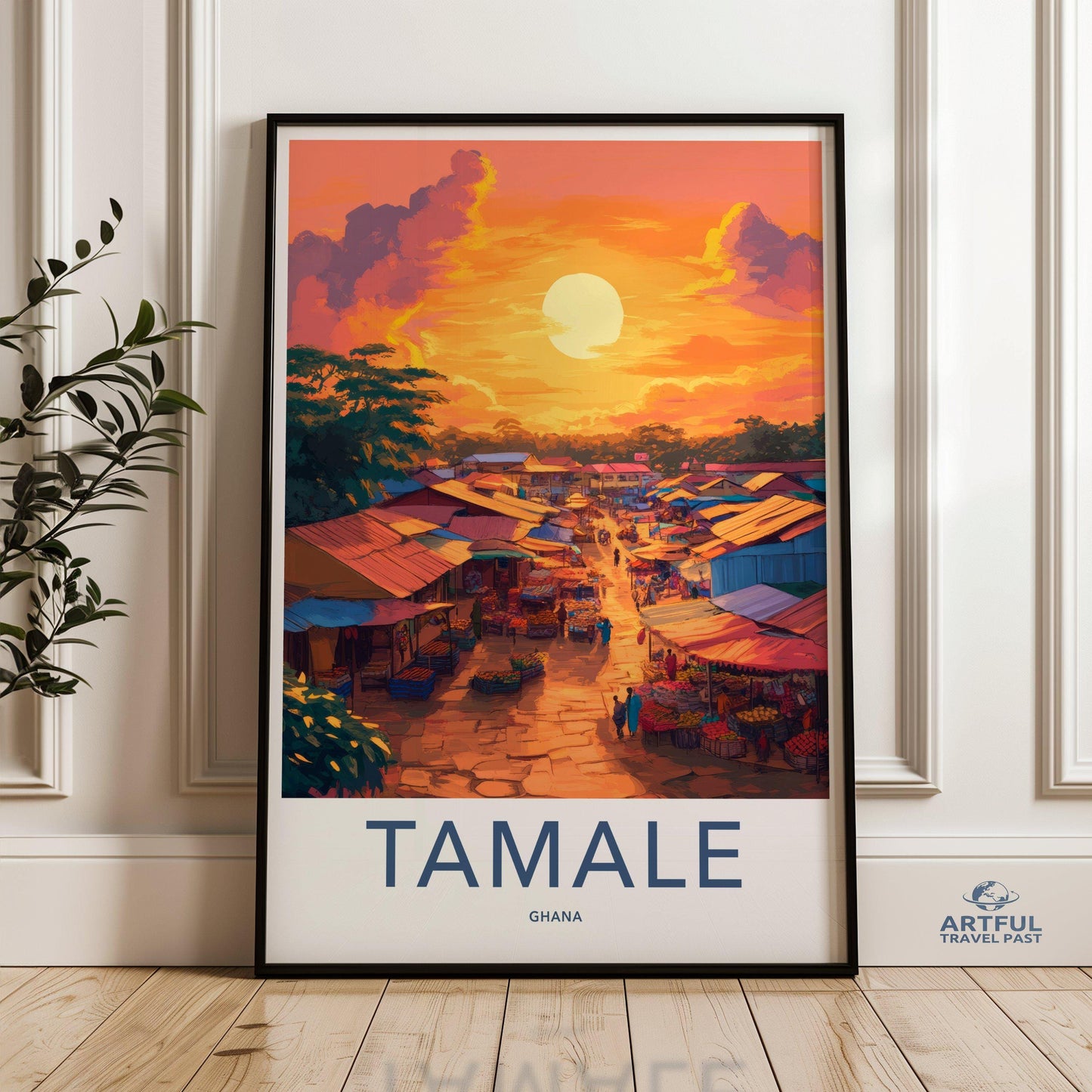 Tamale Poster - Ghana Wall Art
