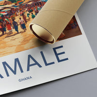 Tamale Poster | Ghana Wall Art | Africa Decor