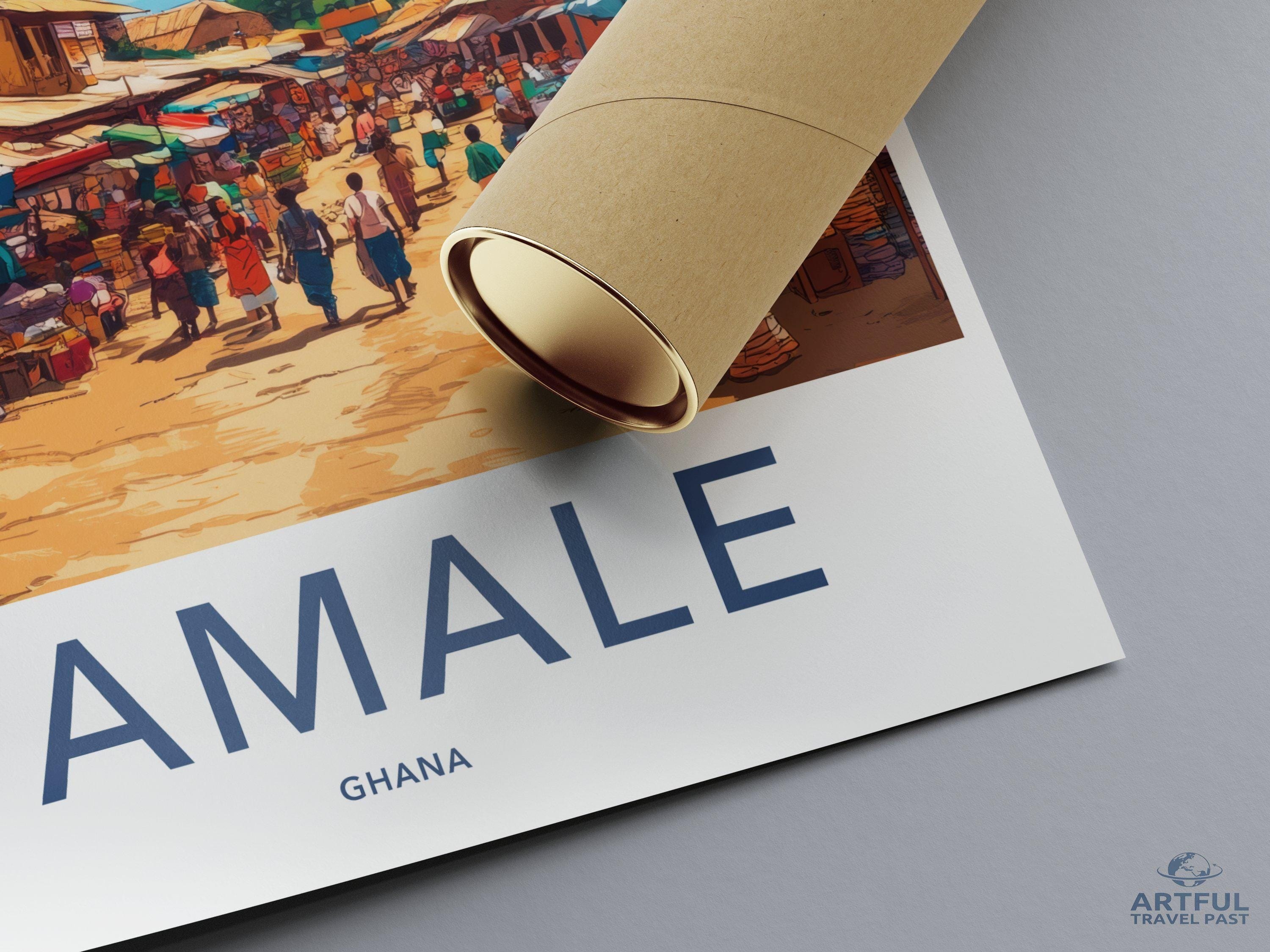 Tamale Poster | Ghana Wall Art | Africa Decor