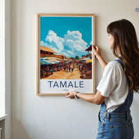 Tamale Poster | Ghana Wall Art | Africa Decor