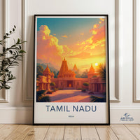 Tamil Nadu Poster - India Wall Art