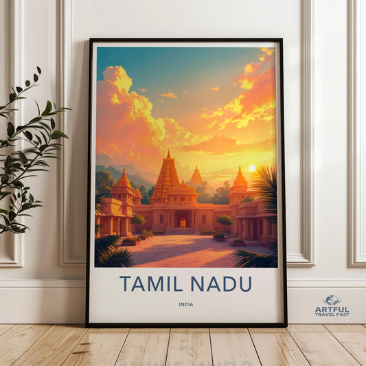 Tamil Nadu Poster - India Wall Art