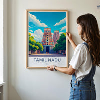 Tamil Nadu Poster - India Wall Art