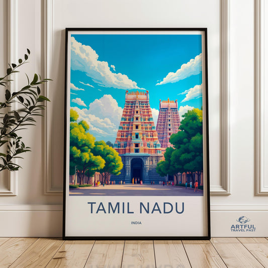 Tamil Nadu Poster - India Wall Art