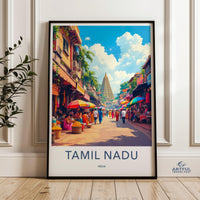 Tamil Nadu Poster - India Wall Art