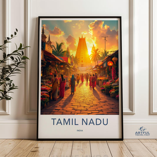 Tamil Nadu Poster - India Wall Art