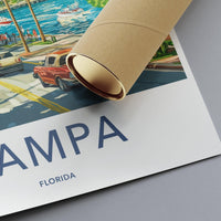 Tampa Poster - Florida Wall Art