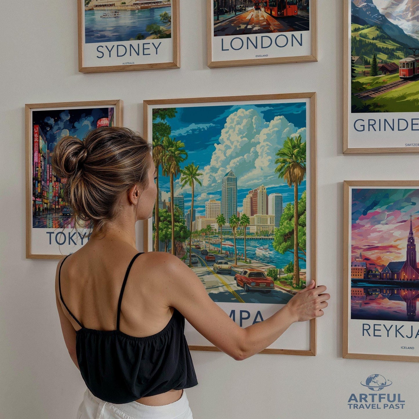 Tampa Poster - Florida Wall Art