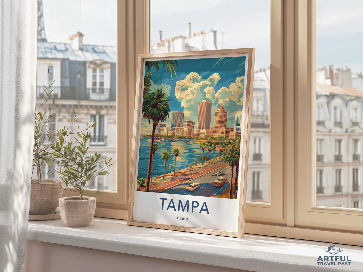 Tampa Poster - Florida Wall Art