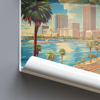 Tampa Poster - Florida Wall Art