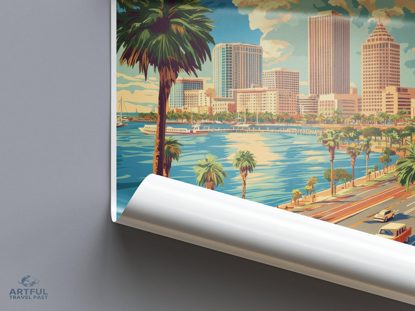 Tampa Poster - Florida Wall Art