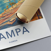 Tampa Poster - Florida Wall Art
