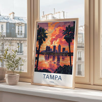 Tampa Poster - Florida Wall Art