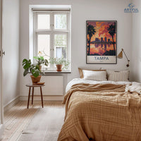 Tampa Poster - Florida Wall Art