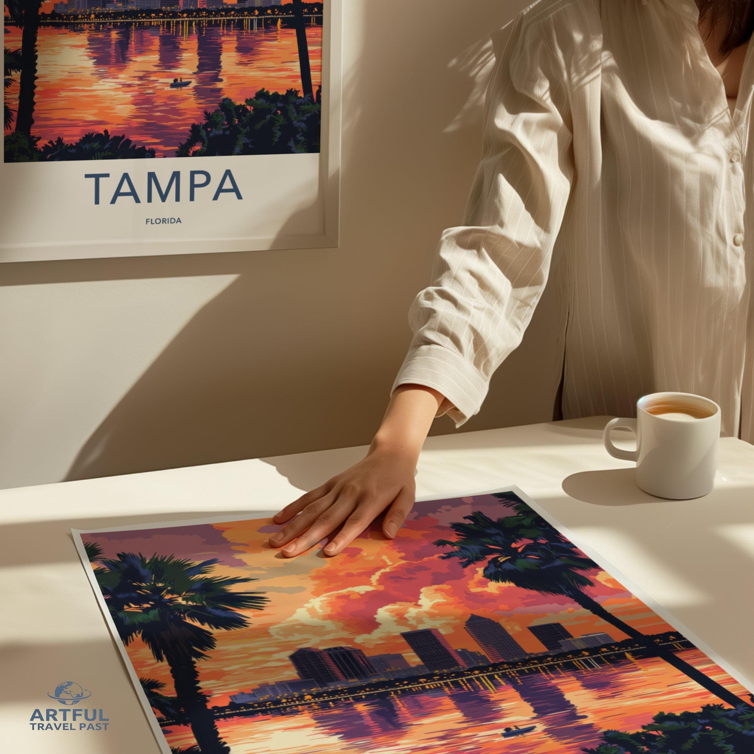 Tampa Poster - Florida Wall Art