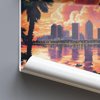 Tampa Poster - Florida Wall Art
