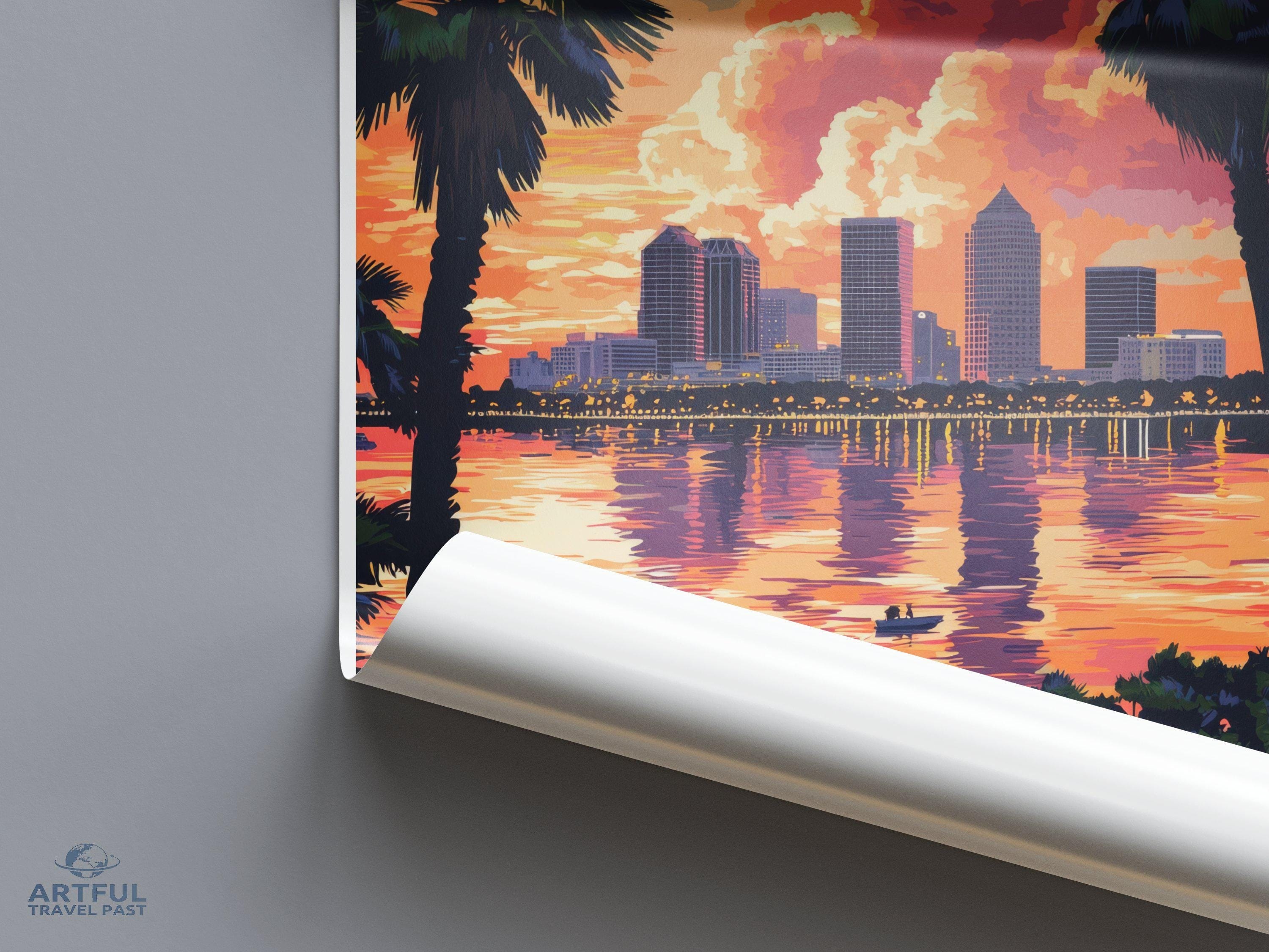 Tampa Poster - Florida Wall Art