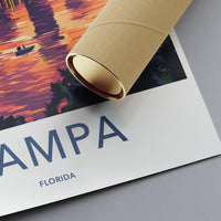Tampa Poster - Florida Wall Art