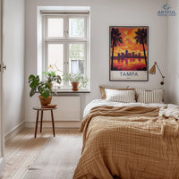 Tampa Poster - Florida Wall Art