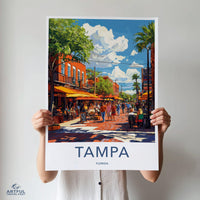 Tampa Poster - Florida Wall Art