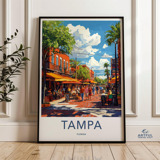 Tampa Poster - Florida Wall Art