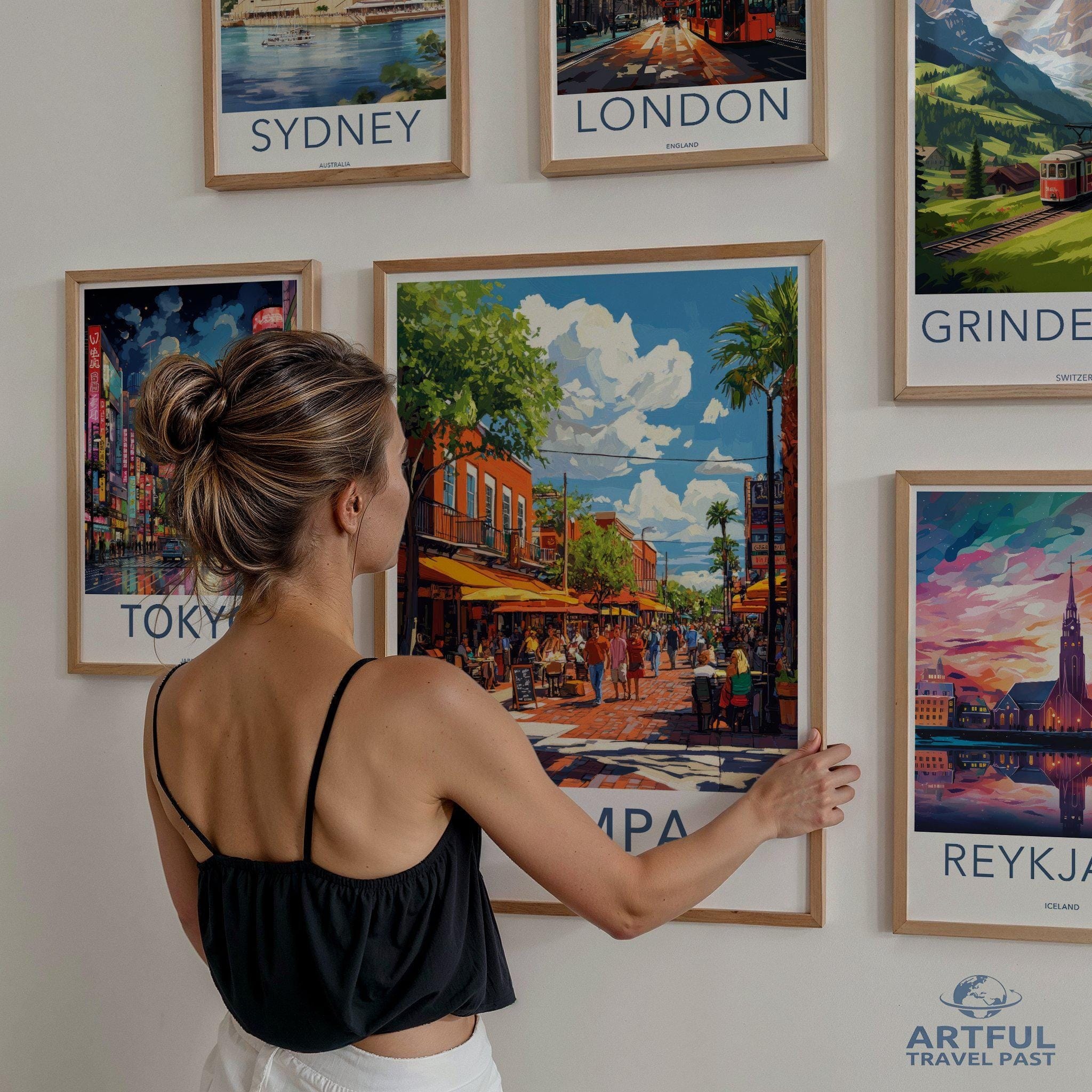 Tampa Poster - Florida Wall Art