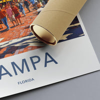 Tampa Poster - Florida Wall Art