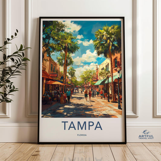 Tampa Poster - Florida Wall Art