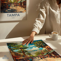 Tampa Poster - Florida Wall Art