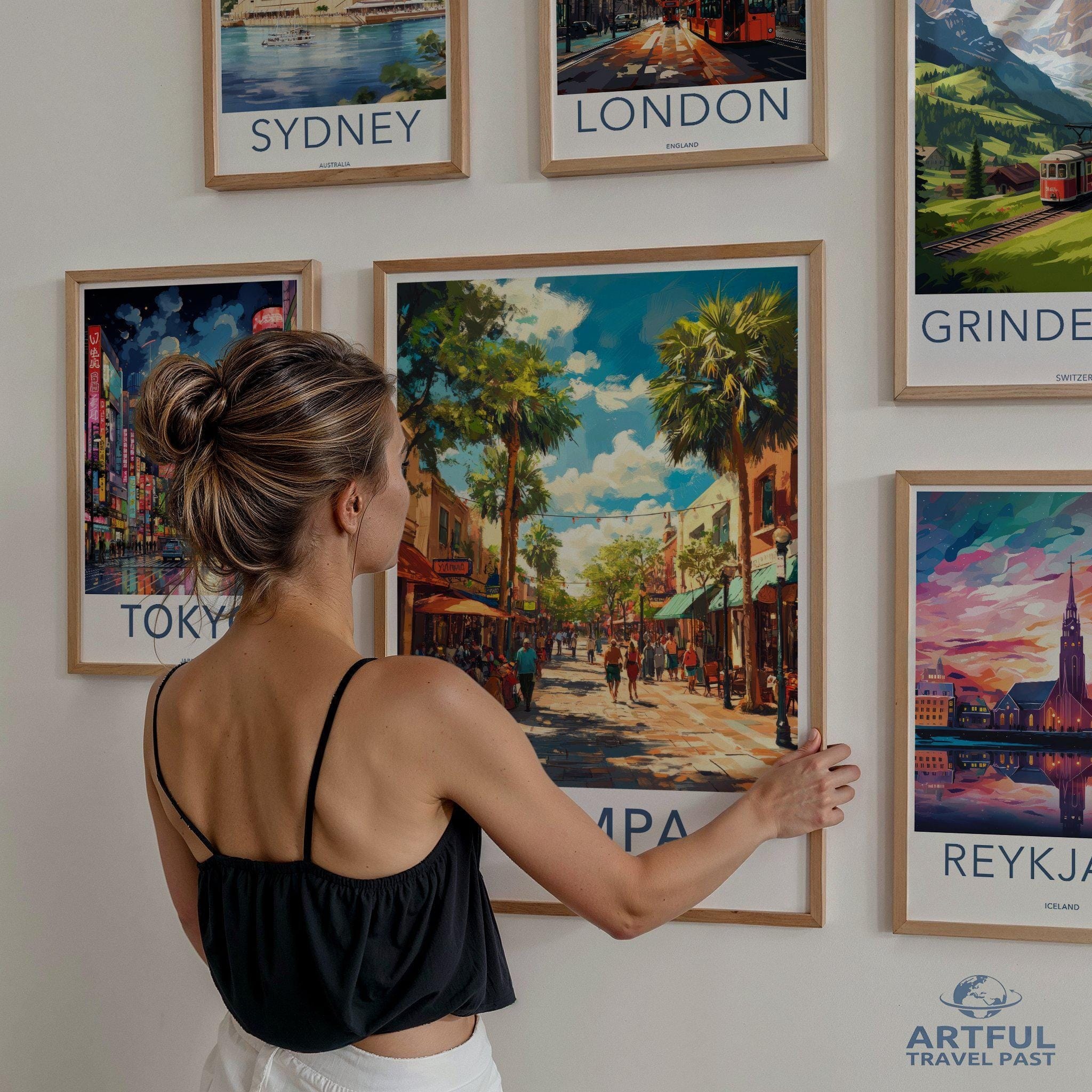 Tampa Poster - Florida Wall Art