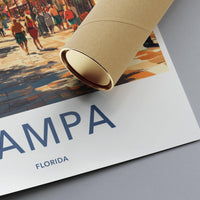 Tampa Poster - Florida Wall Art